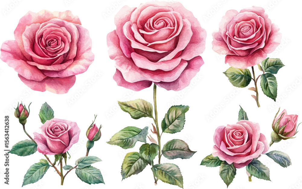 Naklejka premium seamless pattern with pink roses