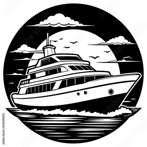 ship in the sea