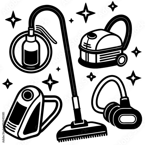 set of cleaning tools