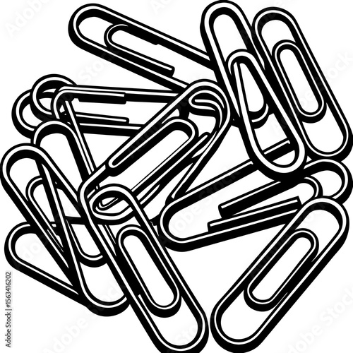 set of paper clips