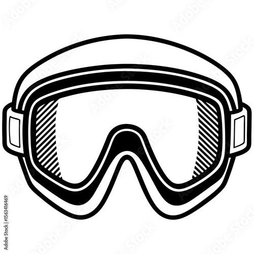 mask and goggles