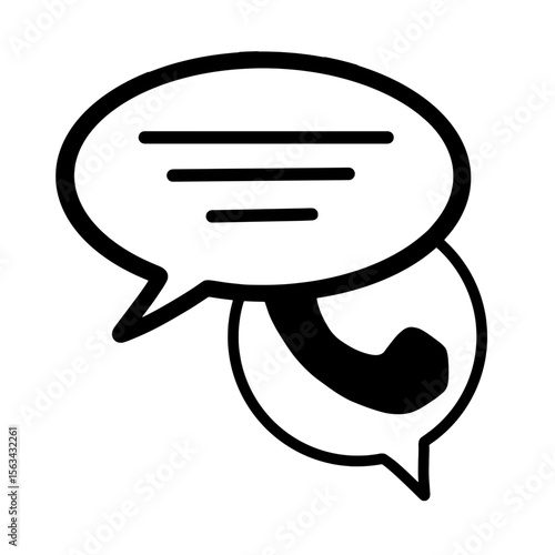 Phone communication icon