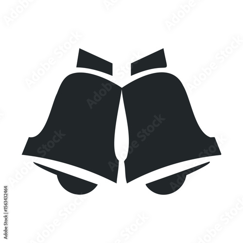 Minimalist black and white book icon with open pages