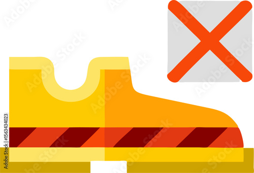 Low-Cut Work Shoes with Warning