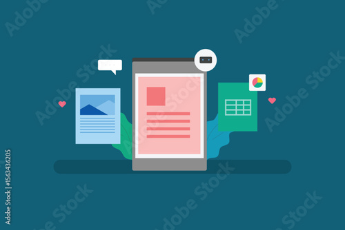 Mobile document app for opening multiple formats of documents on a smartphone. AI chatbot for reading documents.