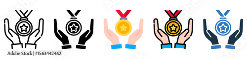 Excellence icon multiple style 
