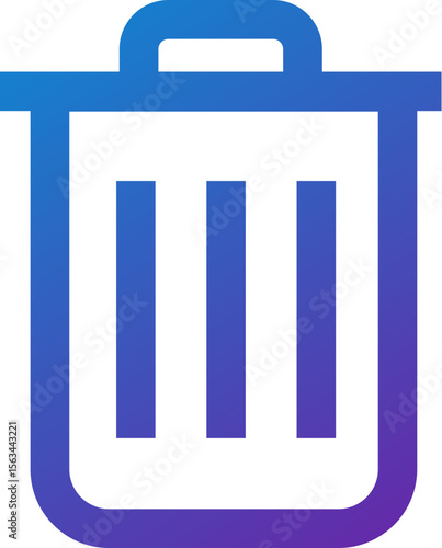 blue delete icon