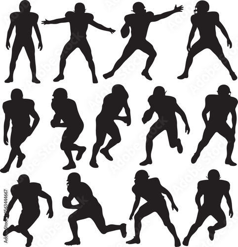 American Football Player Silhouette Bundle – SVG PNG for Cricut

Football Action Silhouettes – Tackle, Throw, Catch Vector Set

Helmet & Touchdown Silhouettes – Sports Clipart for DIY Projects

Americ