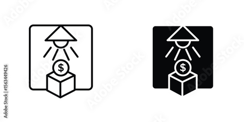 Business incubator icon symbol logo graphic design element. EPS10