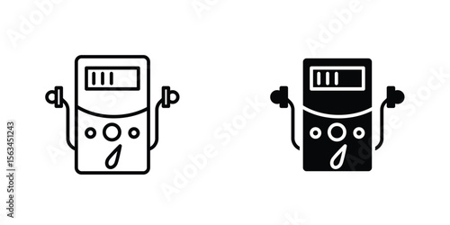 Dialysis icon symbol logo graphic design element. EPS10