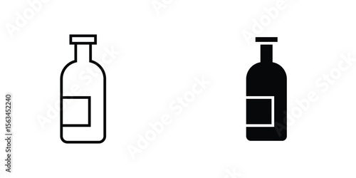 Gin icon symbol logo graphic design element. EPS10