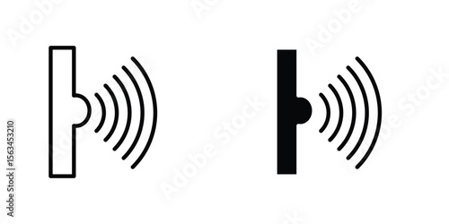 Infrared icon symbol logo graphic design element. EPS10