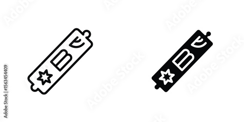 Mezuzah icon symbol logo graphic design element. EPS10