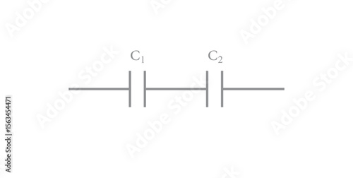Two Capacitor in Series in Electrical Engineering.