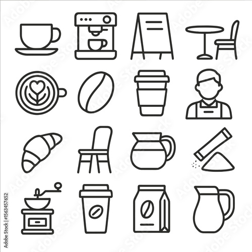 set of household appliances