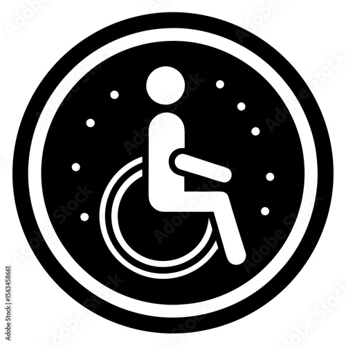 disabled person sign