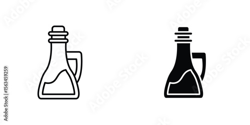 Vinegar icon symbol logo graphic design element. EPS10