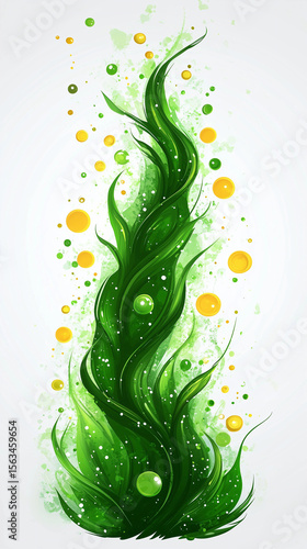 High-saturation paint splash for phones