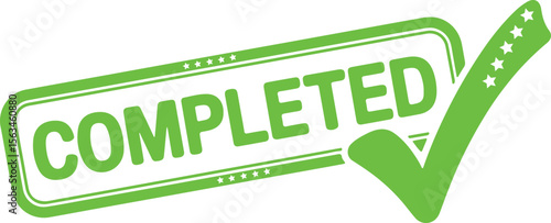 Completed Stamp Vector – Round Approved Seal with Grunge Texture