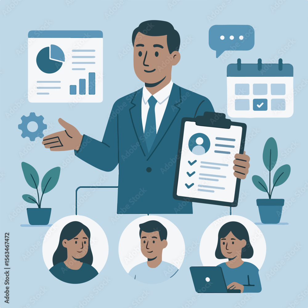 Businessman with a laptop, money, and other business concepts Businessman with a laptop, money, and other business concepts