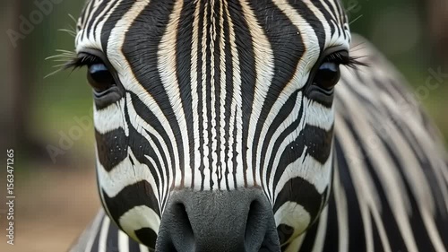 zebra in zoo