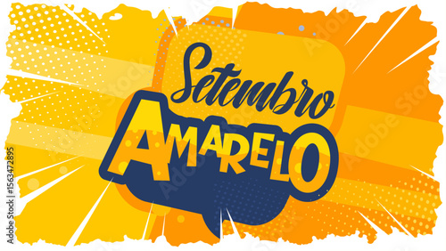 Setembro Amarelo. Yellow September -banner, poster, template – vector illustration