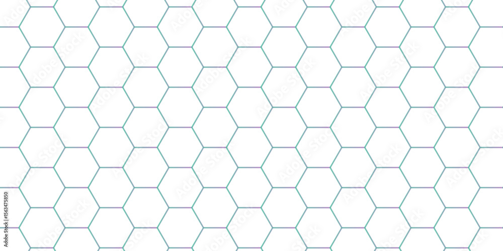 Naklejka premium Abstract grid pattern white hexagons. Abstract hexagon polygonal pattern background vector. seamless bright white abstract honeycomb background. 