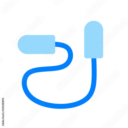 jump rope duotone icon