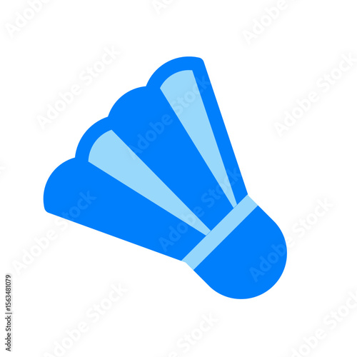 shuttlecock badminton duotone icon