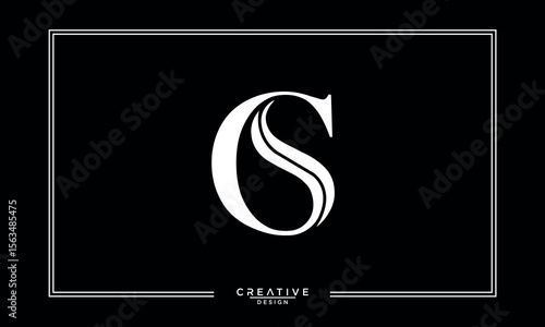 CS, SC, C, S, Abstract Letters Logo Monogram