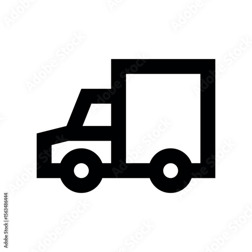 Illustration of delivery truck icon vector illustration for shipping logistics transport and moving company  use vector