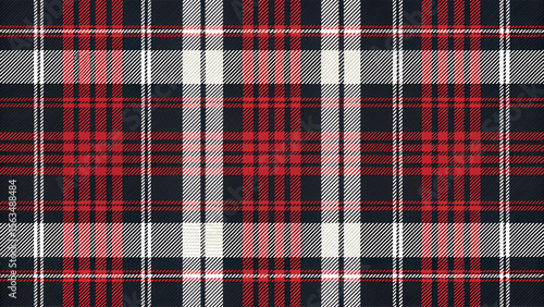 Seamless plaid pattern design, black background for textile, clothing, tablecloth and fashion.