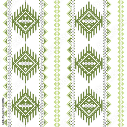Navajo tribal seamless vector pattern with boho geometric. Inspired by ethnic southwestern decor, Mexican blankets and woven rugs. Ideal for silk, textiles, packaging, sarong, and interior design.