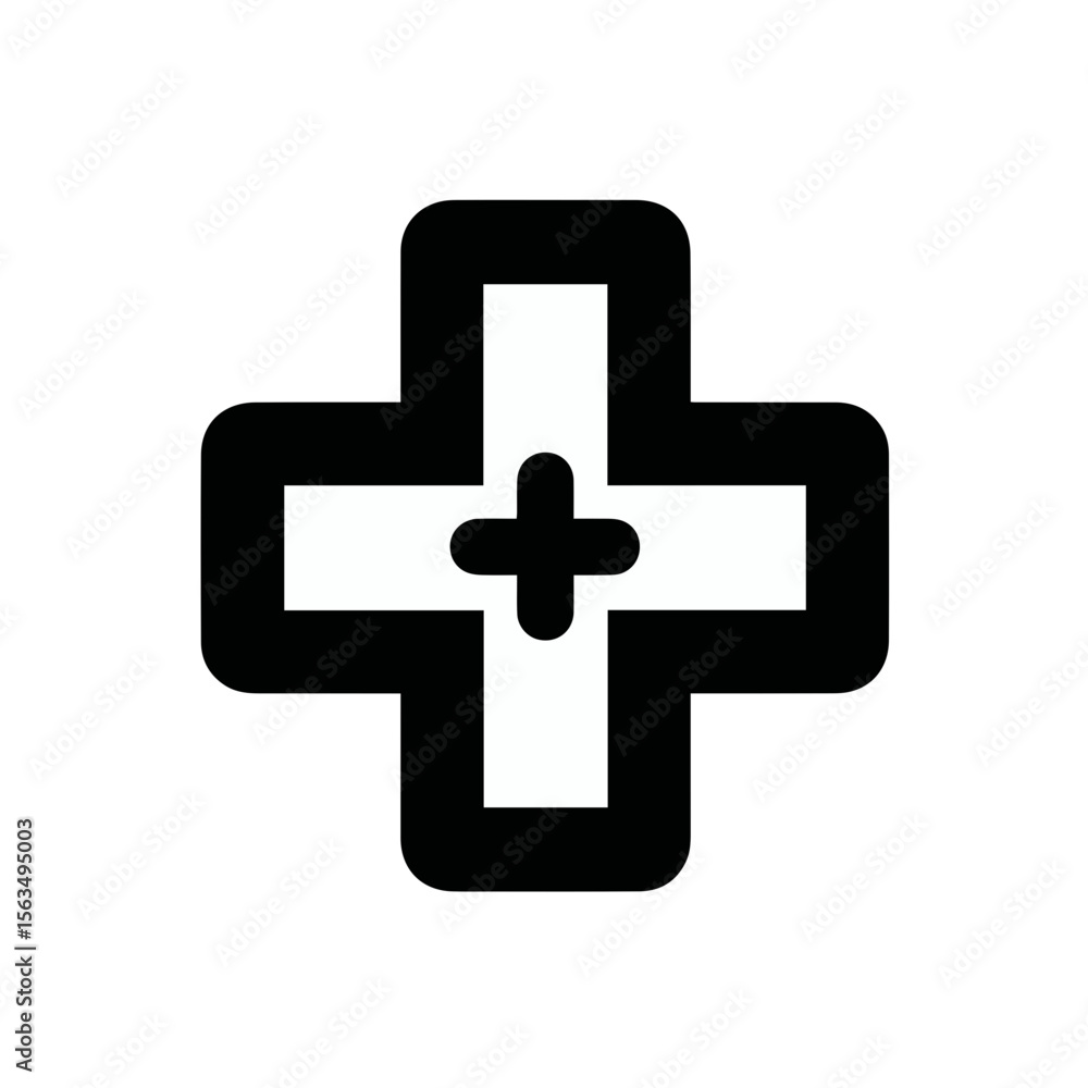 Fototapeta premium icon plus vector