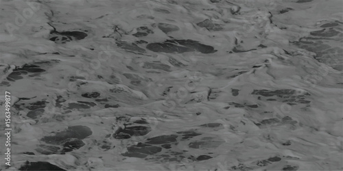 A textured grayscale view of rough ocean waves and turbulent water surface depicting abstract movement and dynamics