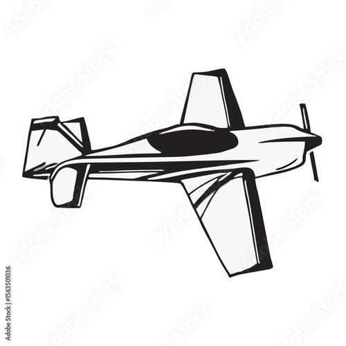 image of an aircraft silhouette on a white background
