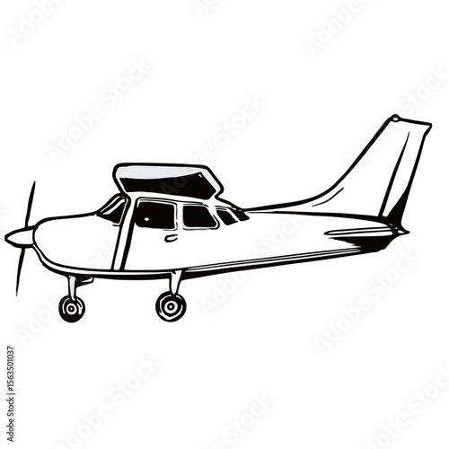 image of an aircraft silhouette on a white background