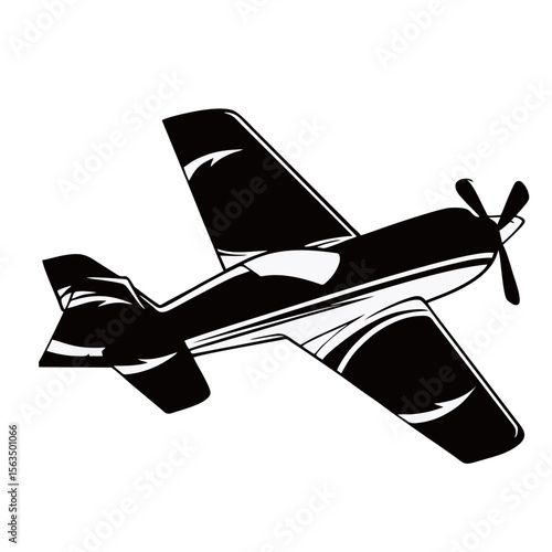 image of an aircraft silhouette on a white background