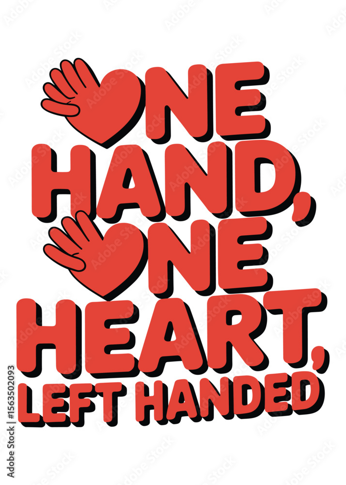 Motivational Left Hander's Day Quote T-Shirt Design Motivational Left Hander's Day Quote T-Shirt Design