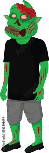 horror  man, Indian characters, indian old man,  young man, indian servant, cartoon character design, character, man