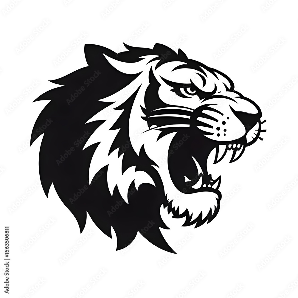 illustration vector tiger head mascot loggo illustration vector tiger head mascot loggo