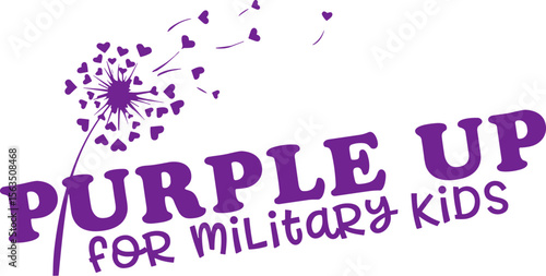 Purple up for military kids