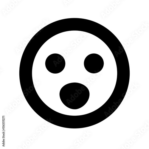 black and white button