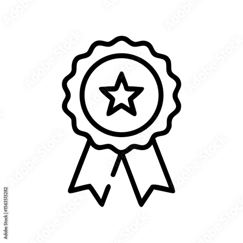 medal with ribbon