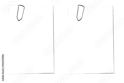 vector Notebook with white cover, notepad on white background with space for text