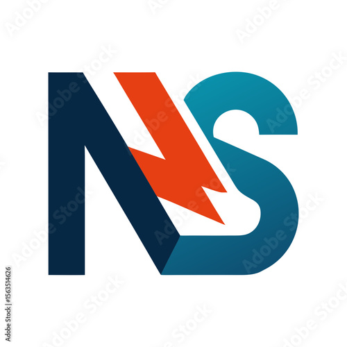 Letter logo on vector