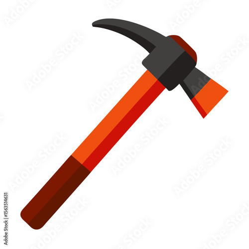 hammer on white background