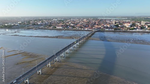Wallpaper Mural Sunrise In Sao Luis Skyline At Sao Luis In Maranhao Brazil. Jose Sarney Bridge. Mangrove Skyline. Sao Luis Skyline At Sao Luis In Maranhao Brazil. Scenic Sunrise. Vacations Travel. Brazil Northeast. Torontodigital.ca