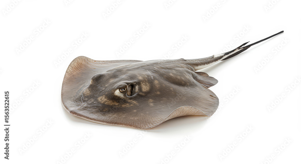 Obraz premium Small ray isolated on white background