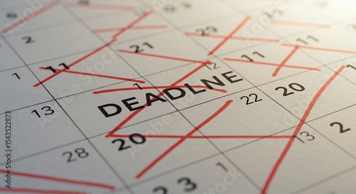 Missed Deadlines and a Chaotic Calendar Show the Stress of a Busy Schedule